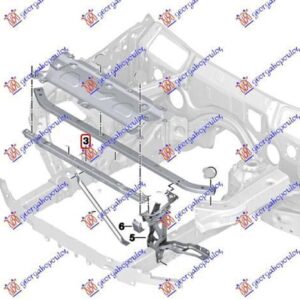 153200200 BMW X3 2017-2021 | Τραβέρσα Μετώπης Εμπρός