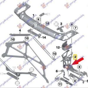 154100471 BMW 3 Series Sedan/Touring 2012-2014 | Φανοστάτης Εμπρός Δεξιός