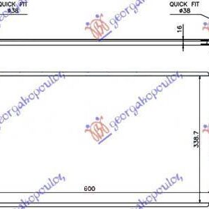 152206300 BMW 1 Series 3/5θυρο 2015-2019 | Ψυγείο Νερού