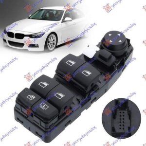 155207177 BMW 6 Series Coupe/Cabrio 2015-2017 | Διακόπτης Παραθύρων Αριστερός