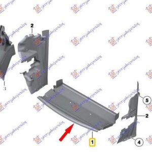 156000830 BMW Z4 2009-2018 | Ποδιά Μηχανής Εμπρός