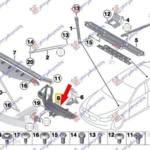 158100471 BMW 7 Series 2012-2015 | Φανοστάτης Εμπρός Δεξιός