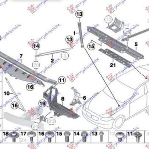 160100200 BMW 5 Series 2013-2016 | Ποδιά Εμπρός