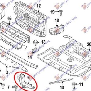 160100473 BMW 5 Series 2013-2016 | Φανοστάτης Εμπρός Δεξιός