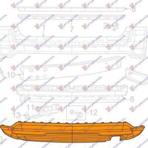 176003395 Jeep Compass 2011-2016 | Προφυλακτήρας Πίσω