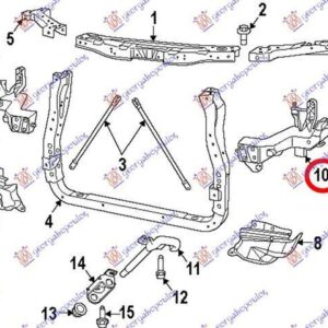 177100472 Jeep Grand Cherokee 2014-2017 | Φανοστάτης Εμπρός Αριστερός