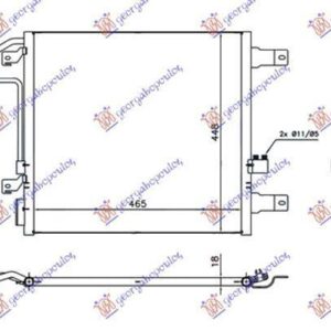 179006400 Jeep Wrangler 2007-2018 | Ψυγείο A/C