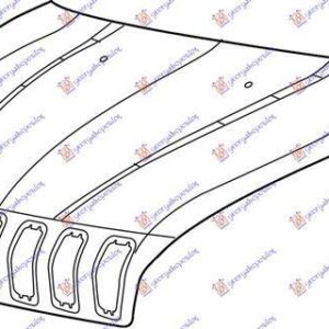 180000080 Jeep Cherokee 2014-2019 | Καπό Εμπρός