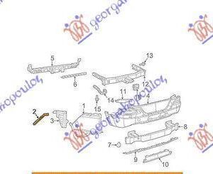 180004304 Jeep Cherokee 2014-2019 | Βάση Προφυλακτήρα Πίσω Αριστερή