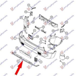 181006395 Jeep Renegade 2014-2018 | Σπόιλερ Πίσω