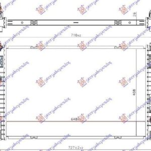 625206310 Peugeot 3008 2016-2020 | Ψυγείο Νερού Βενζίνη/Πετρέλαιο