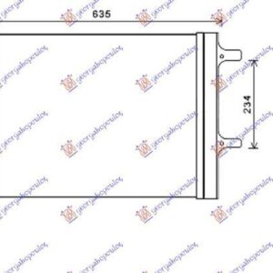 636106410 Peugeot 308 2017-2021 | Ψυγείο A/C Βενζίνη/Πετρέλαιο