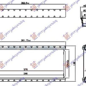 205206500 Citroen Berlingo 2019- | Ψυγείο Καλοριφέρ