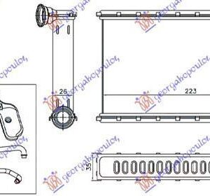 827106500 Toyota Aygo 2014-2018 | Ψυγείο Καλοριφέρ