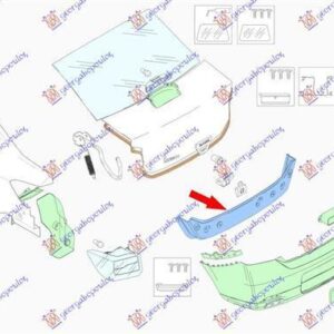 220202050 Dacia Logan-MCV 2016-2021 | Ποδιά Εξωτερική Πίσω