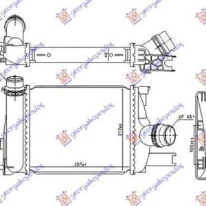 672106210 Renault Captur 2017-2020 | Ψυγείο Intercooler