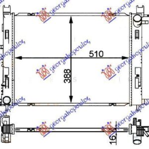 672106325 Renault Captur 2017-2020 | Ψυγείο Νερού Βενζίνη/Πετρέλαιο