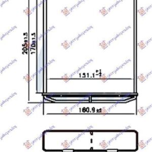 672006515 Renault Captur 2013-2017 | Ψυγείο Καλοριφέρ