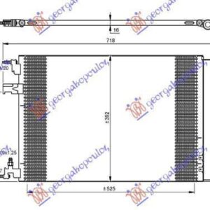 600006400 Opel Astra 5θυρο/Station Wagon 2010-2013 | Ψυγείο A/C Βενζίνη/Πετρέλαιο