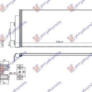 237006410 Chevrolet Aveo Sedan/Hatchback 2012- | Ψυγείο A/C