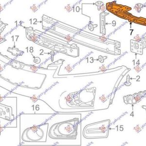 240000200 Chevrolet Trax 2013- | Κάλυμμα Μετώπης