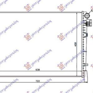 291606300 Fiat Freemont 2011- | Ψυγείο Νερού Βενζίνη/Πετρέλαιο