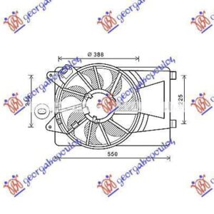 054706440 Fiat Linea 2007-2013 | Βεντιλατέρ