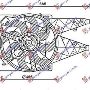 294106460 Fiat Doblo 2015- | Βεντιλατέρ