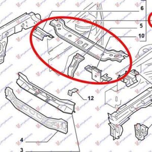 298100220 Fiat Albea 2005- | Μετώπη Εμπρός