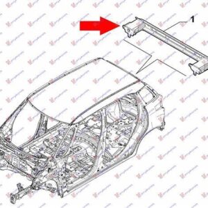 297003850 Fiat 500 L 2012-2017 | Τραβέρσα Προφυλακτήρα Πίσω