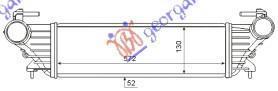 297006200 Fiat 500 L 2012-2017 | Ψυγείο Intercooler
