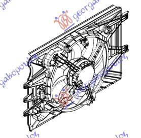 297306460 Fiat 500 L 2017- | Βεντιλατέρ