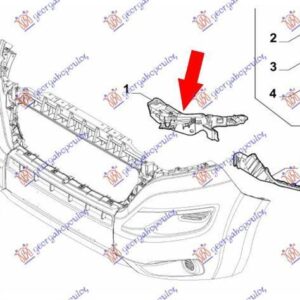 028704286 Fiat Ducato 2006-2014 | Βάση Προφυλακτήρα Εμπρός Δεξιά