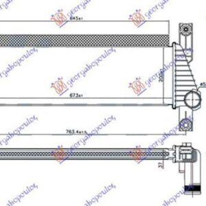 029506210 Mazda BT-50 2006-2013 | Ψυγείο Intercooler