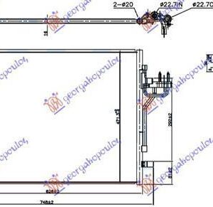 320106430 Ford Focus 2014-2018 | Ψυγείο A/C