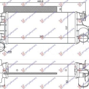 321006240 Ford C-Max 2010-2014 | Ψυγείο Intercooler