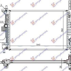 321106330 Ford C-Max 2014- | Ψυγείο Νερού