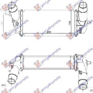 324106200 Ford Fiesta 2017- | Ψυγείο Intercooler