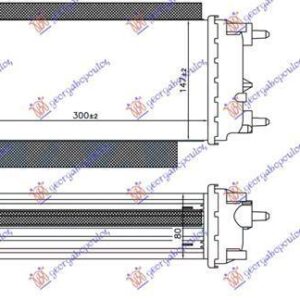 327006210 Ford Transit/Tourneo Courier 2013- | Ψυγείο Intercooler