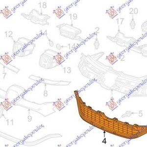 341204540 Honda CR-V 2015-2017 | Δίχτυ Μάσκας