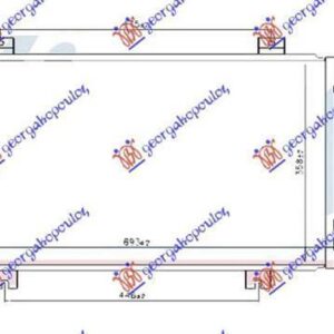 345106410 Honda Civic Sedan 2016-2022 | Ψυγείο A/C