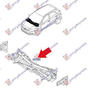 366101030 Hyundai i20 Hatchback 2014-2018 | Τροπέτο Υαλοκαθαριστήρων