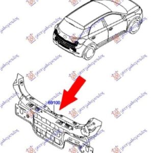 366102070 Hyundai i20 Hatchback 2014-2018 | Ποδιά Πίσω