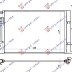 366206400 Hyundai i20 Coupe 2014-2018 | Ψυγείο A/C