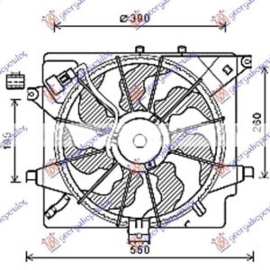 372006450 Hyundai Elantra 2011-2013 | Βεντιλατέρ