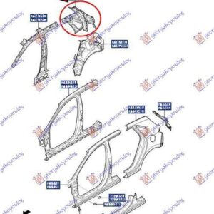 368302752 Hyundai i30 Hatchback/Estate 2017-2020 | Φανοστάτης Πίσω Αριστερός