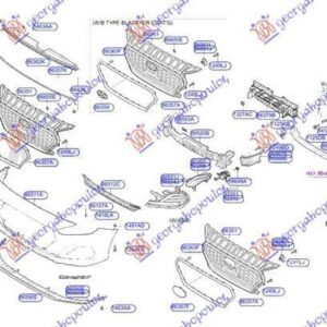 368403375 Hyundai i30 Fastback 2017-2020 | Προφυλακτήρας Εμπρός