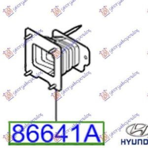 371204302 Hyundai i10 2016-2019 | Βάση Προφυλακτήρα Πίσω Αριστερή