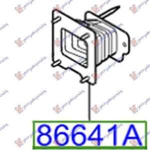 371204302 Hyundai i10 2016-2019 | Βάση Προφυλακτήρα Πίσω Αριστερή