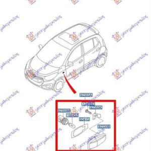 371105502 Hyundai i10 2013-2016 | Φλας Φτερού Αριστερό